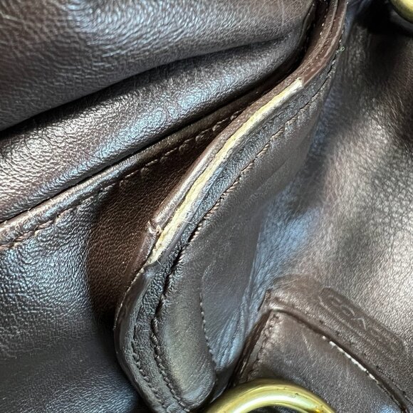 Coach Campbell Mahogany Brown Leather Satchel F25151 - Picture 16 of 16